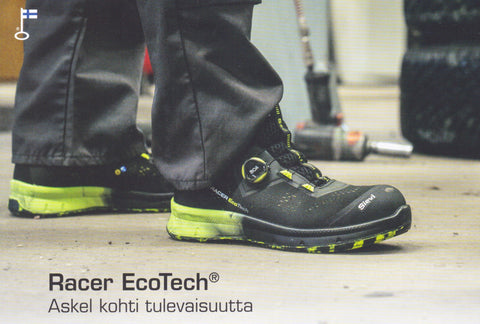 Sievin ensimmäinen kierrätysjalkinemallisto kantaa nimeä Racer EcoTech©.
