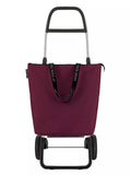Rolser ostoskärry Mini Bag Plus MF 2L luumu 2 renkaalla