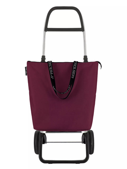 Rolser ostoskärry Mini Bag Plus MF 2L luumu 2 renkaalla