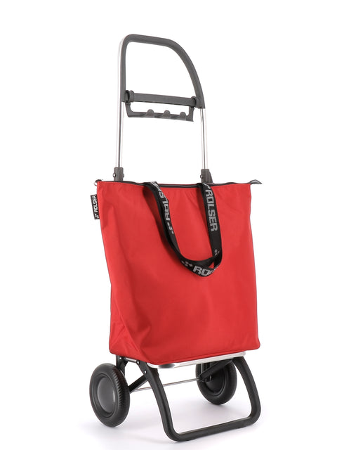Rolser ostoskärry Mini Bag Plus MF punainen 2 renkaalla