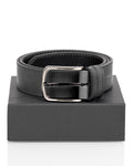 Utua nahkavyö 4cm musta - Image 4