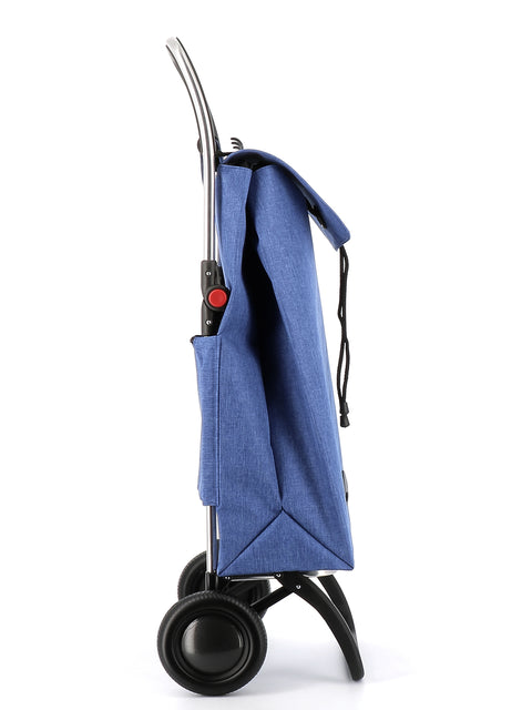 Ostoskärry I-Max Tweed 2L sininen 2 renkaalla - Image 4