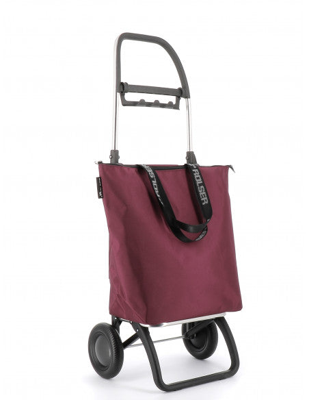 Rolser vetokärry Mini Bag Plus MF 2L luumu 2 renkaalla